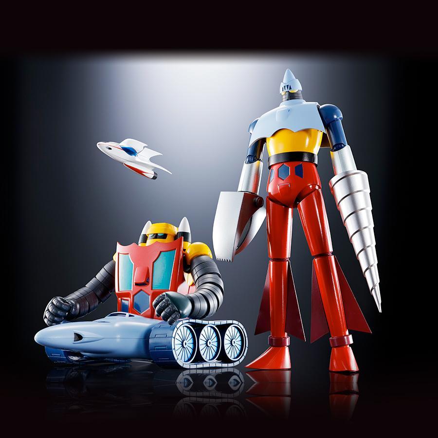 Figurine GX-91 Getter 2 + 3 Dynamic Classic Set Soul of Chogokin Bandai Figurine GX-91 Getter 2 + 3 Dynamic Classic Set Soul of Chogokin Bandai