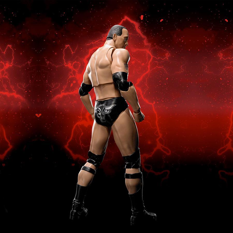 Figurine articulée catcheur WWE The Rock Bandai S.H.Figuarts Tamashii Nations