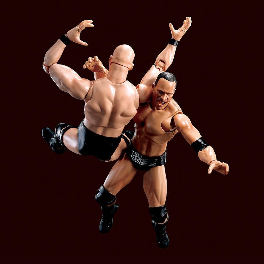 Figurine articulée catcheur WWE The Rock Bandai S.H.Figuarts Tamashii Nations