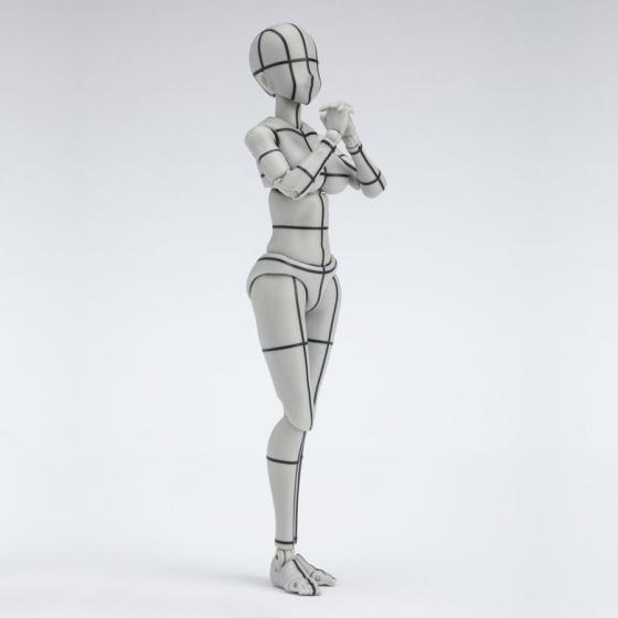 Body Chan -Kentari Yabuki- Wire Frame Grey Color Ver. S.H.Figuarts Figure