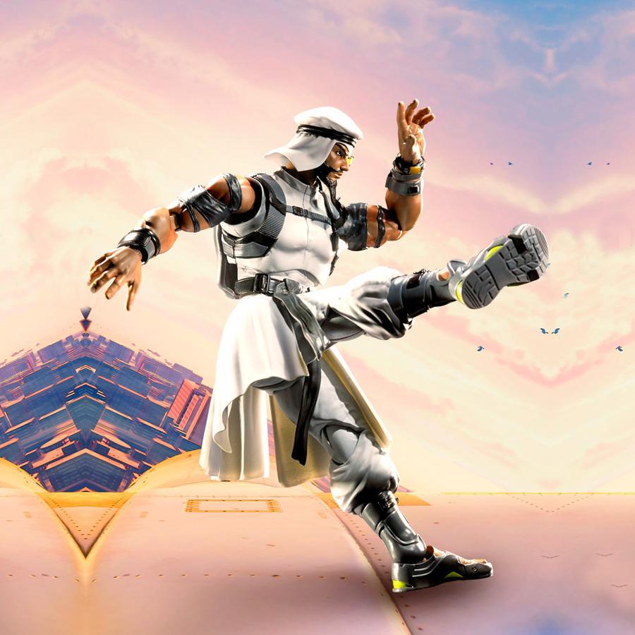 Street Fighter 5 Rashid S.H.Figuarts Tamashii Nations Action Figure