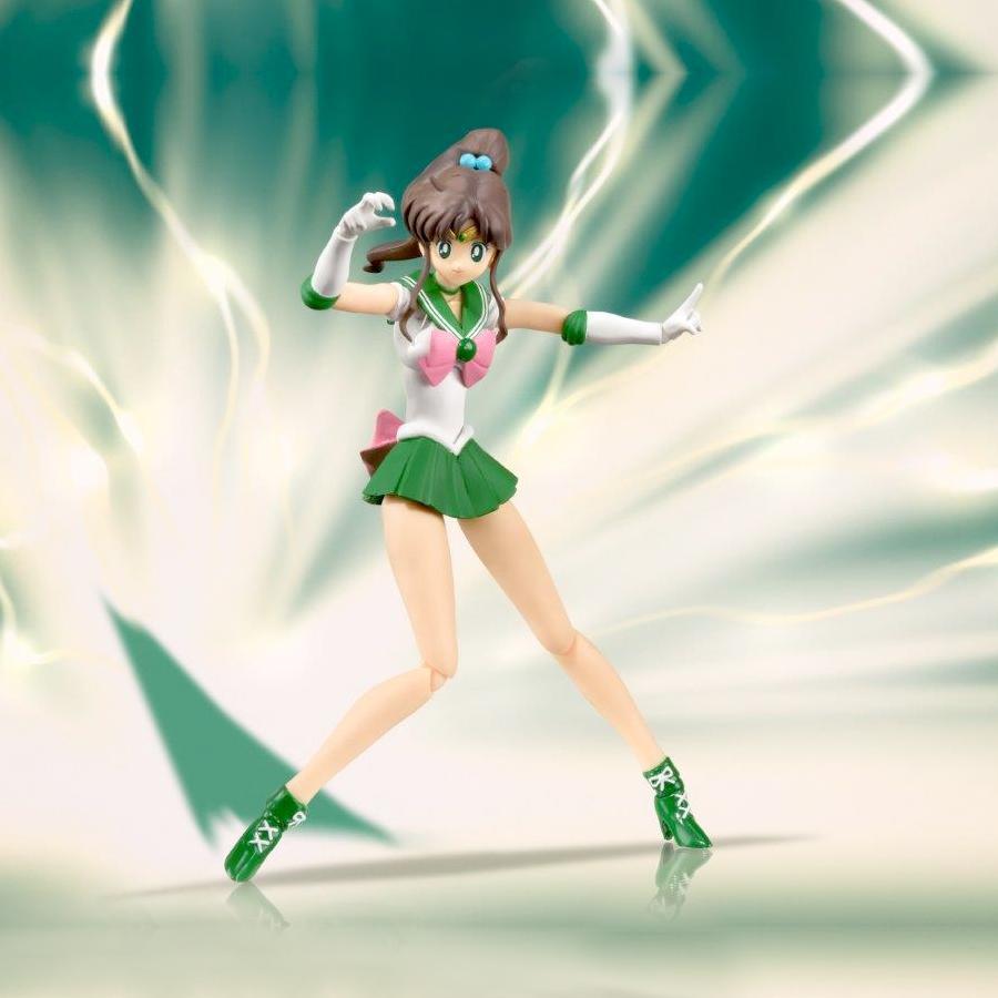 Sailor Moon Sailor Jupiter Anime Color Edition S.H.Figuarts Figurine Sailor Moon Sailor Jupiter Anime Color Edition S.H.Figuarts Figurine