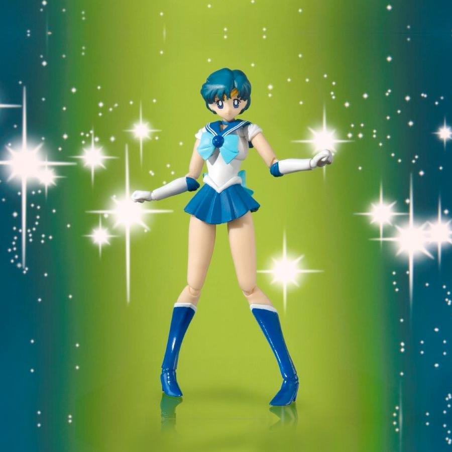 Sailor Mercury Anime Color Edition S.H.Figuarts Bandai Action Figure Sailor Mercury Anime Color Edition S.H.Figuarts Bandai Action Figure