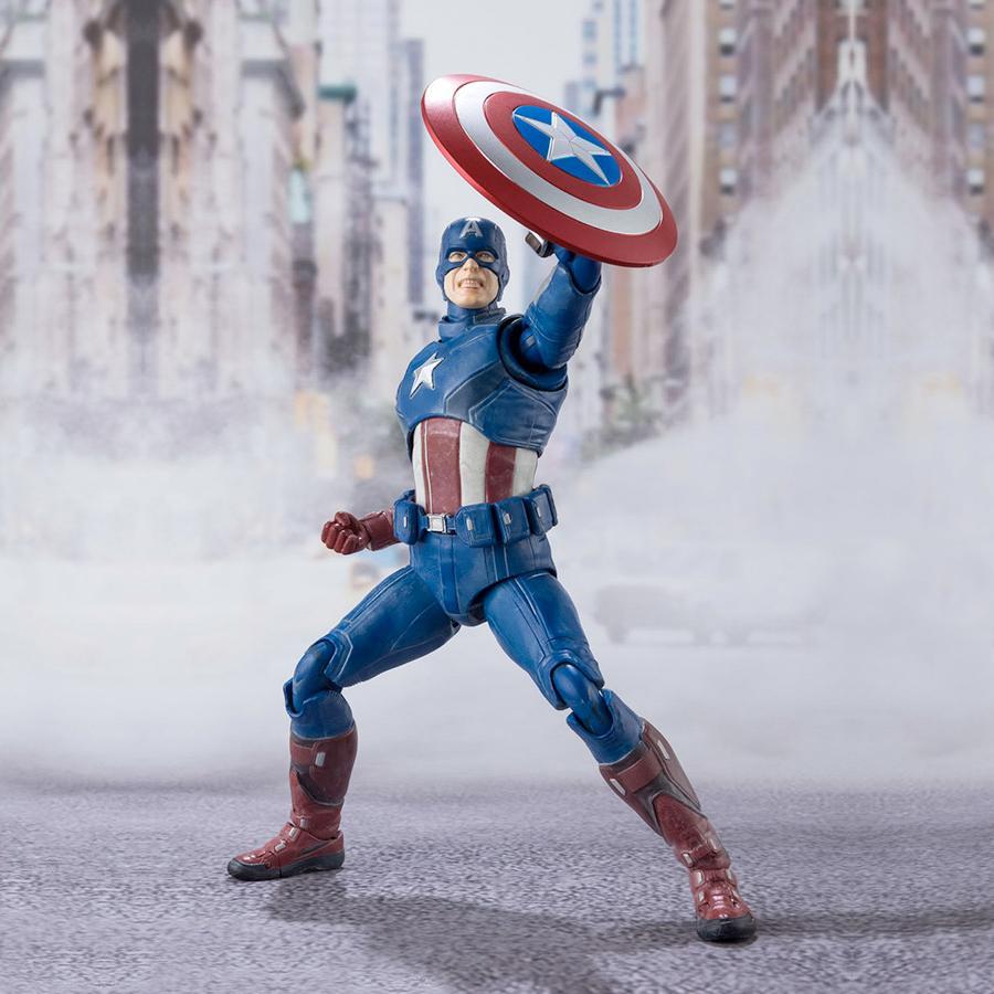 Figurine Marvel Captain America Avengers Assemble S.H.Figuarts Bandai Figurine Marvel Captain America Avengers Assemble S.H.Figuarts Bandai