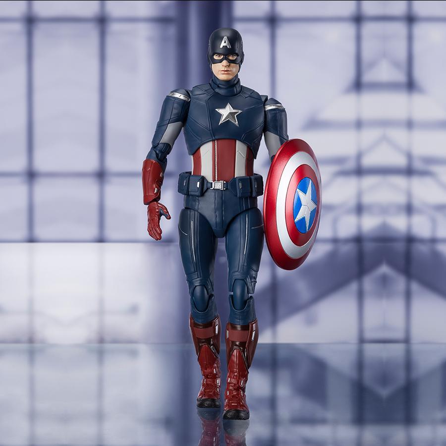 Figurine Captain America Cap VS Cap Avengers Endgame S.H.Figuart Bandai Figurine Captain America Cap VS Cap Avengers Endgame S.H.Figuart Bandai