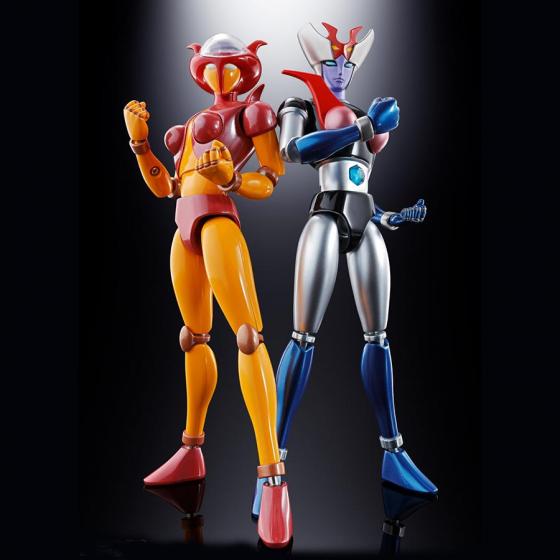 Mazinger Z GX-08R Aphrodai A vs GX-09R Minerva X Soul of Chogokin Figures