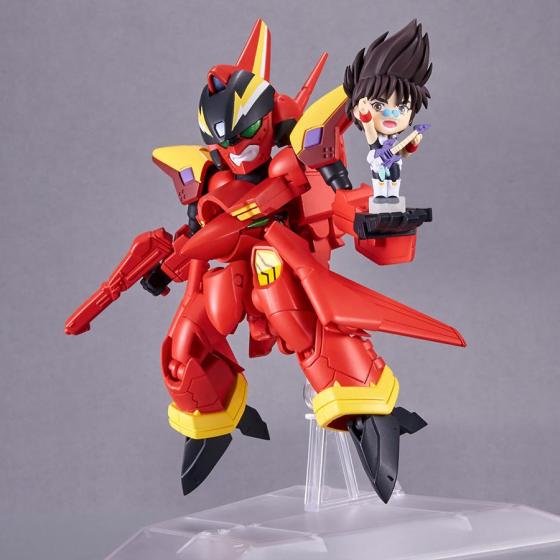 Figurine Macross 7 VF-19 Custom Fire Valkyrie with Basara Nekki Bandai