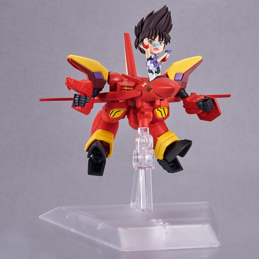Figurine Macross 7 VF-19 Custom Fire Valkyrie with Basara Nekki Bandai
