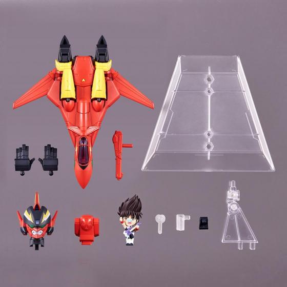 Figurine Macross 7 VF-19 Custom Fire Valkyrie with Basara Nekki Bandai