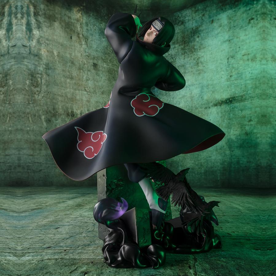 Naruto Shippuden Itachi Uchiha The Light & Dark of the Mangekyo Sharingan Figuarts Zero Extra Battle Bandai Statue