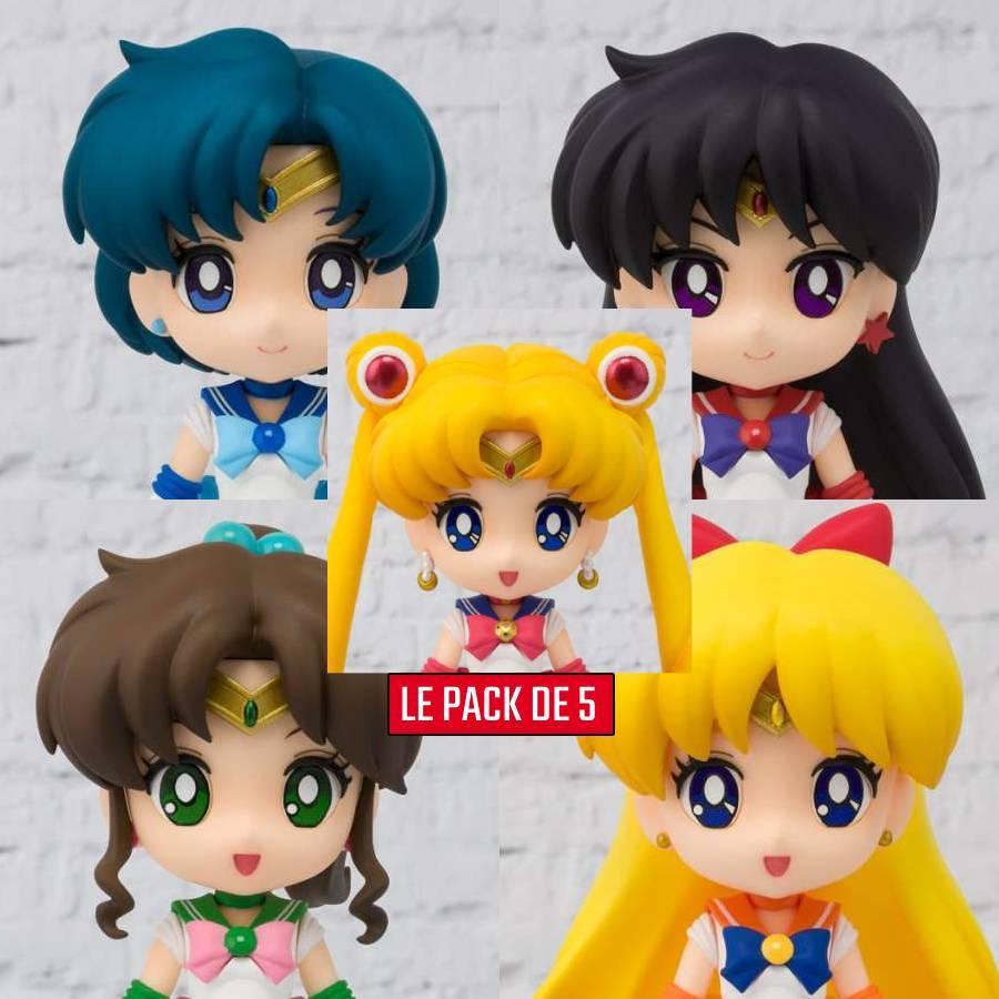 Sailor Moon Pack de 4 Figurines Figuarts Mini Bandai Sailor Moon Pack de 4 Figurines Figuarts Mini Bandai