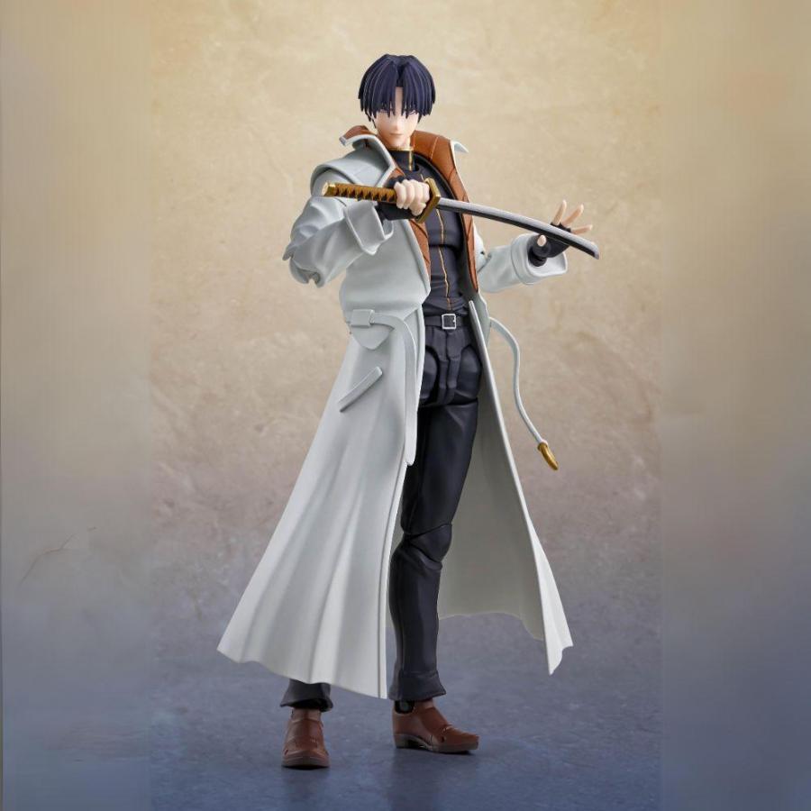 Rurouni Kenshin / Action Figure Aoshi Shinomori : Meiji Swordsman Romantic Story S.H.Figuarts Bandai