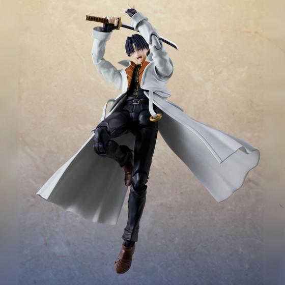 Rurouni Kenshin / Action Figure Aoshi Shinomori : Meiji Swordsman Romantic Story S.H.Figuarts Bandai