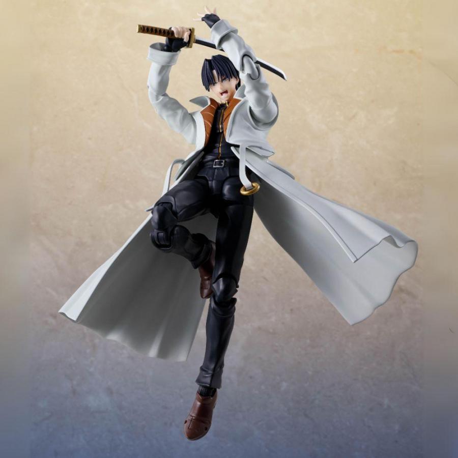 Rurouni Kenshin / Action Figure Aoshi Shinomori : Meiji Swordsman Romantic Story S.H.Figuarts Bandai