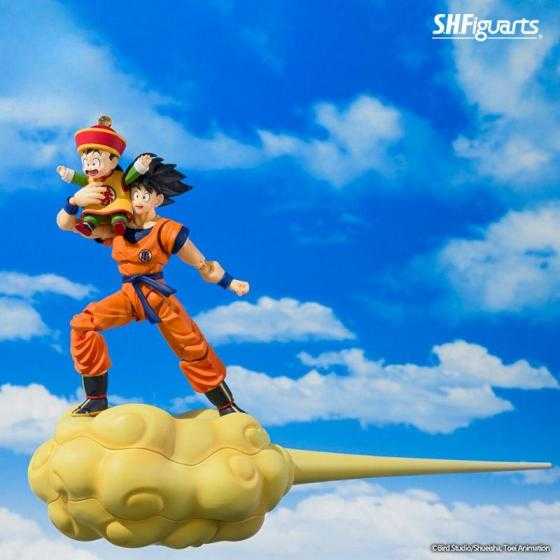 Dragon Ball Z / Figurines Son Goku & Son Gohan Kid & Kinto-Un - EXCLUSIVE EDITION - S.H.Figuarts