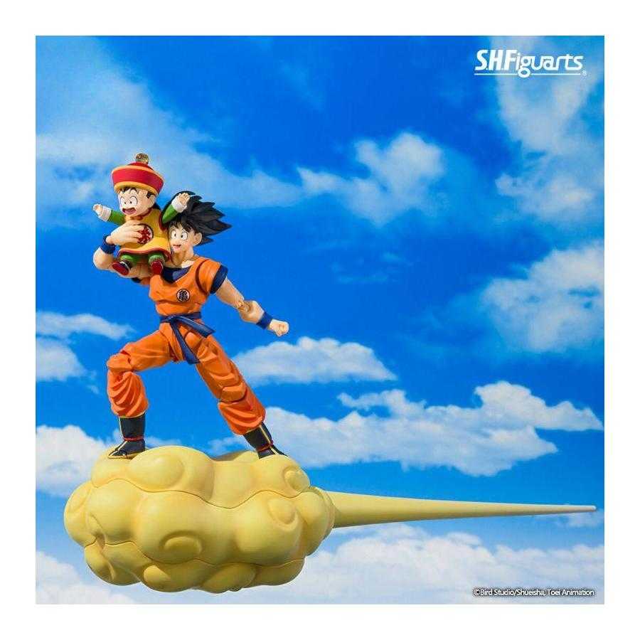 Dragon Ball Z / Figurines Son Goku & Son Gohan Kid & Kinto-Un - EXCLUSIVE EDITION - S.H.Figuarts