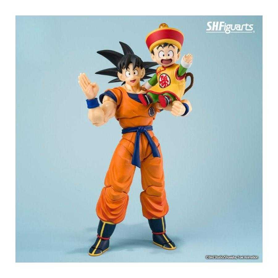 Dragon Ball Z / Figurines Son Goku & Son Gohan Kid & Kinto-Un - EXCLUSIVE EDITION - S.H.Figuarts