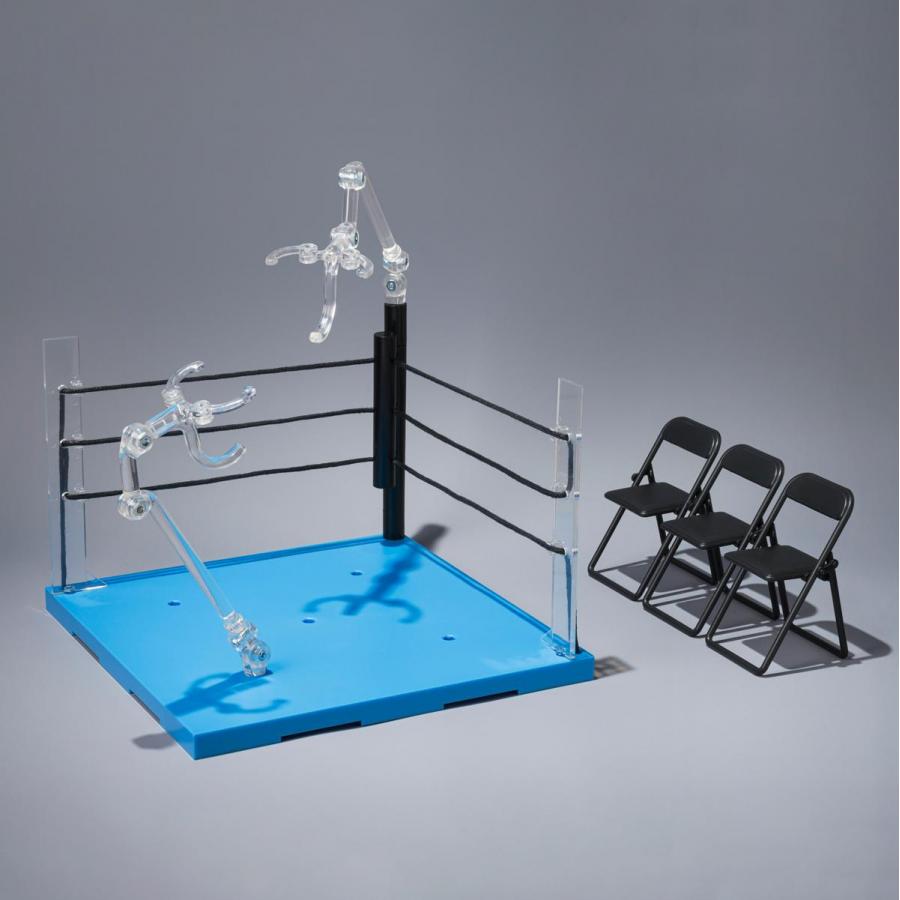 Zubehör Act Ring Corner & Folding Chair Set Neutral - Tamashii Stage Zubehör Act Ring Corner & Folding Chair Set Neutral - Tamashii Stage