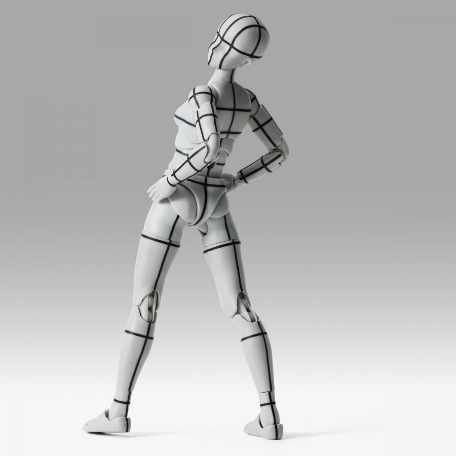 Body Chan / Figure Body-Chan - Sports Edition Wire Frame (Gray Color Ver.) - S.H.Figuarts
