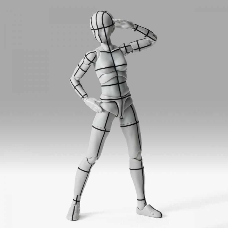 Body Chan / Figure Body-Chan - Sports Edition Wire Frame (Gray Color Ver.) - S.H.Figuarts