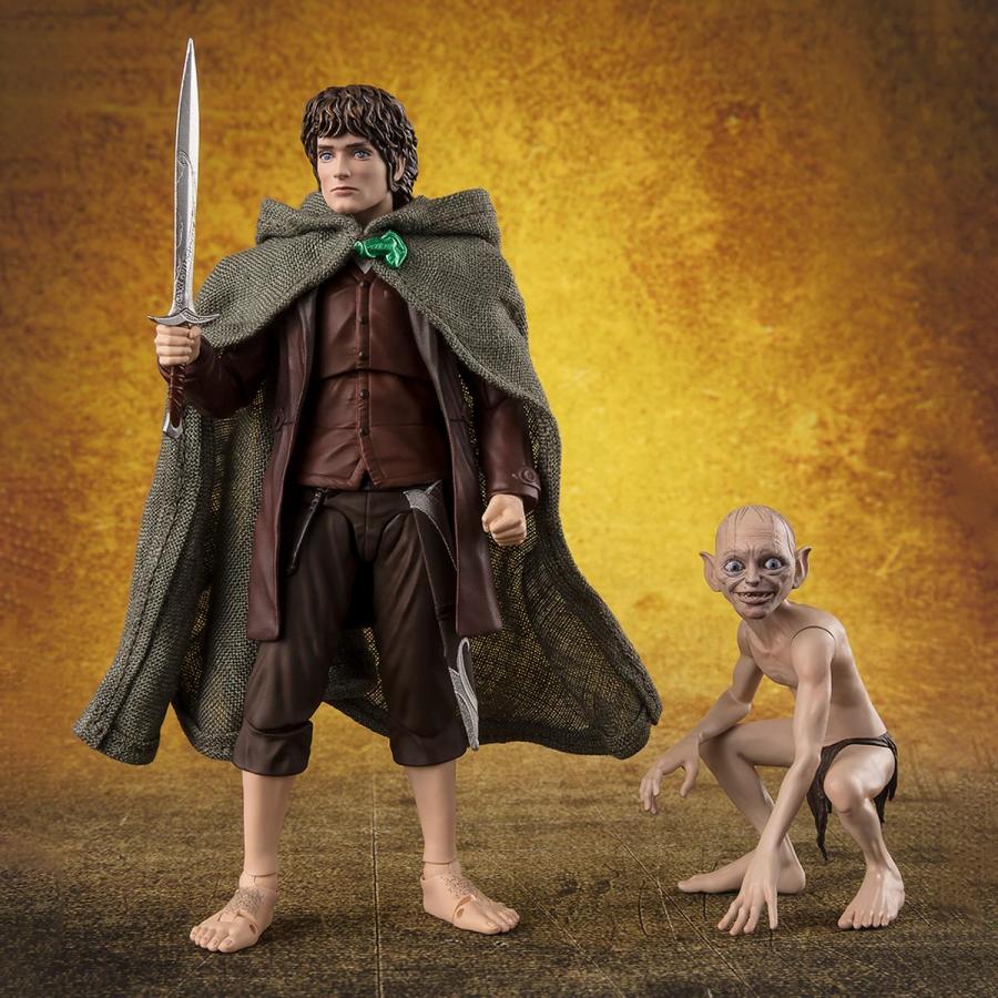 The Lord of the Rings / Frodo Baggins & Gollum set S.H.Figuarts Figure by Bandai The Lord of the Rings / Frodo Baggins & Gollum set S.H.Figuarts Figure by Bandai