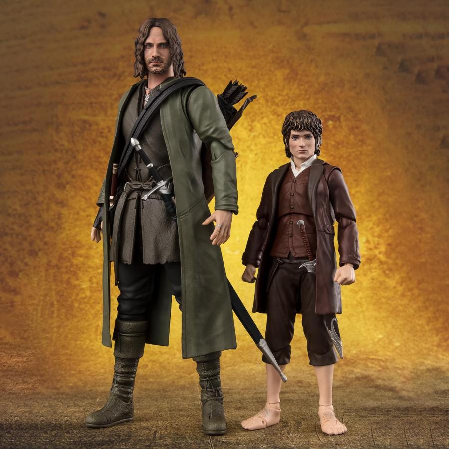 The Lord of the Rings / Frodo Baggins & Gollum set S.H.Figuarts Figure by Bandai