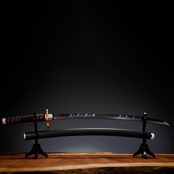 Demon Slayer / Nichirin-Schwert (Tanjiro Kamado) Kyojuro Rengokus Handschutz-Version Proplica