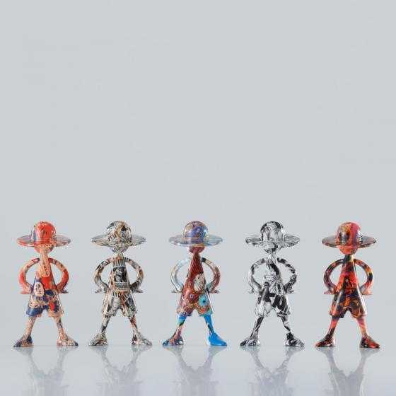 One Piece / Boite de 10 figurines de Luffy - Archive of Adventure [Vol.1] - Tamashii Nations Box