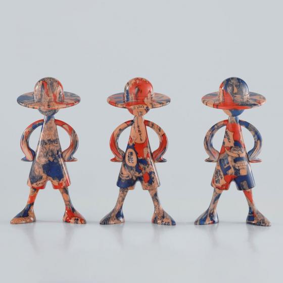 One Piece / Boite de 10 figurines de Luffy - Archive of Adventure [Vol.1] - Tamashii Nations Box