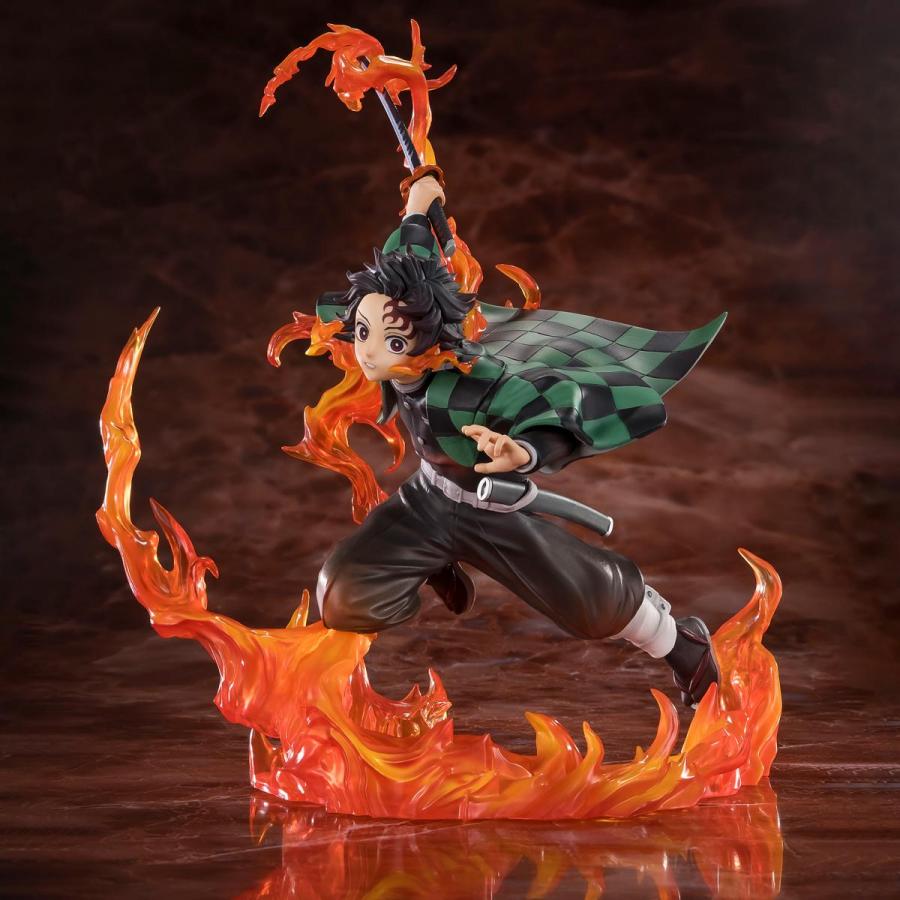 Demon Slayer / Figure Tanjiro Kamado Rengoku\'s Sword Guard ver. Figuarts Zero Bandai