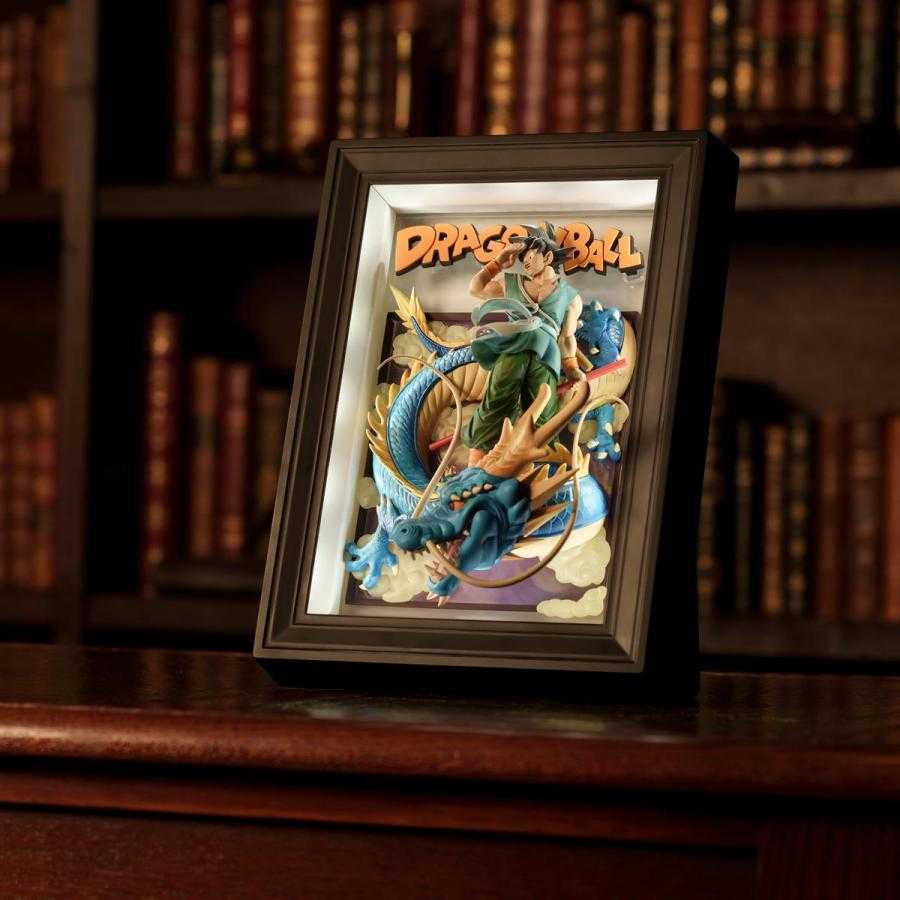 Dragon Ball Z / Cadre 3D Dragon Ball Son Goku & Dragon Tamashii Art