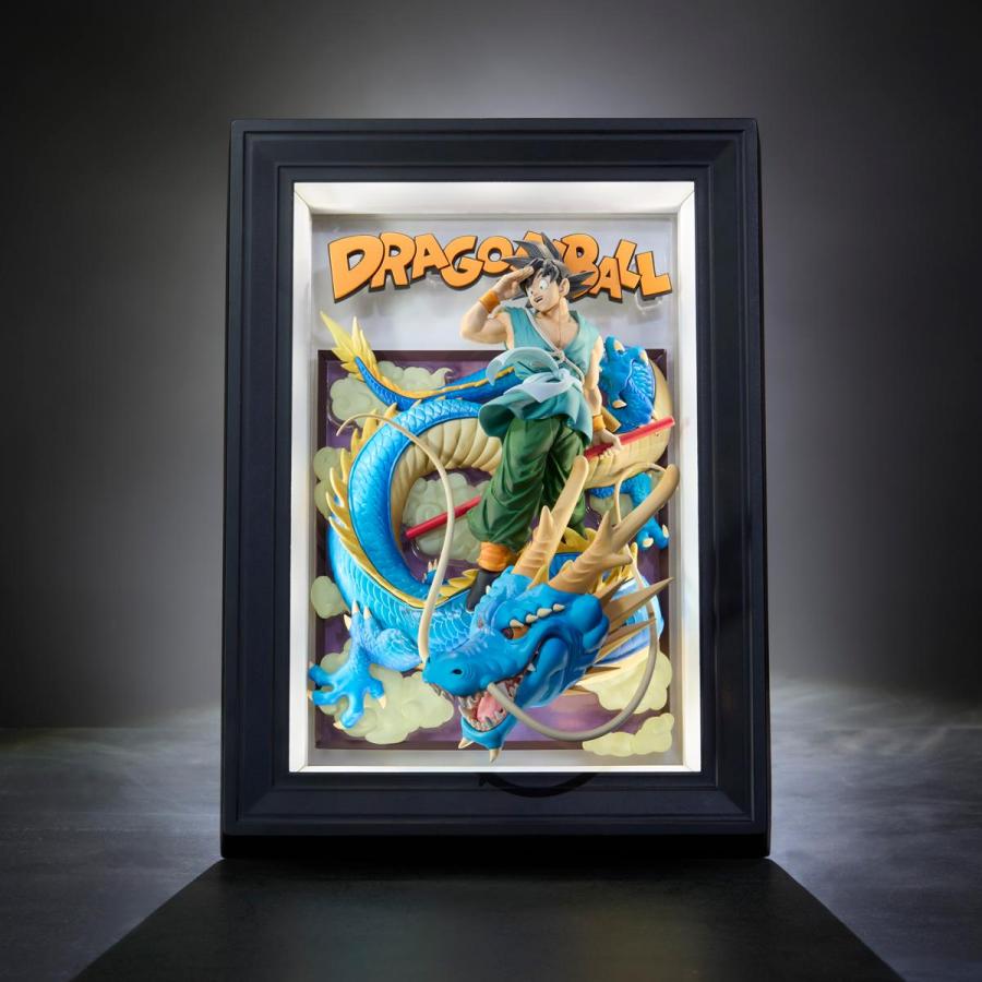 Dragon Ball Z / Cadre 3D Dragon Ball Son Goku & Dragon Tamashii Art Dragon Ball Z / Cadre 3D Dragon Ball Son Goku & Dragon Tamashii Art