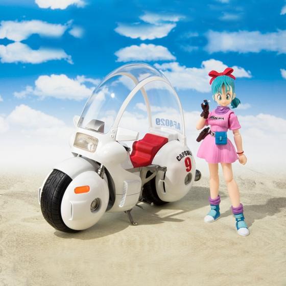 Figurine Dragon Ball Moto de Bulma S.H.Figuarts Bandai