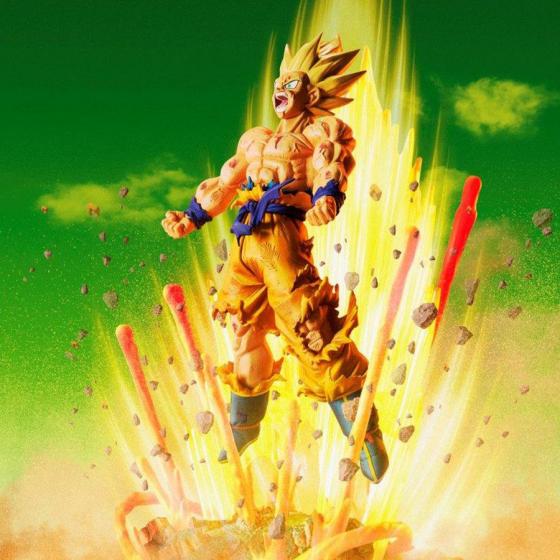 Figurine Dragon Ball Z Super Saiyan Son Goku Figuarts Zero Extra Battle Bandai