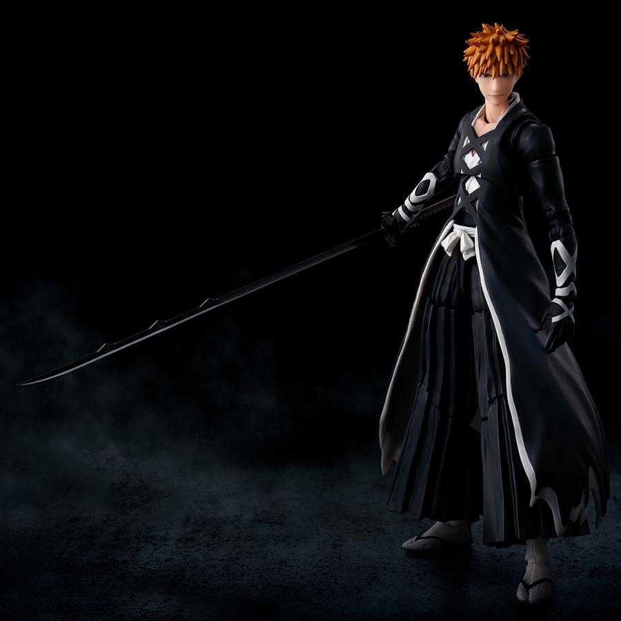 Figurine Bleach Ichigo Kurosaki Bankai Tensazangetsu S.H.Figuarts Bandai