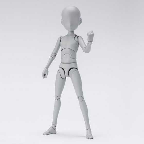 Figurine PVC articulée Body Kun Ken Sugimori Edition DX SET Gray Color Ver. S.H.Figuarts Bandai Tamashii Nations