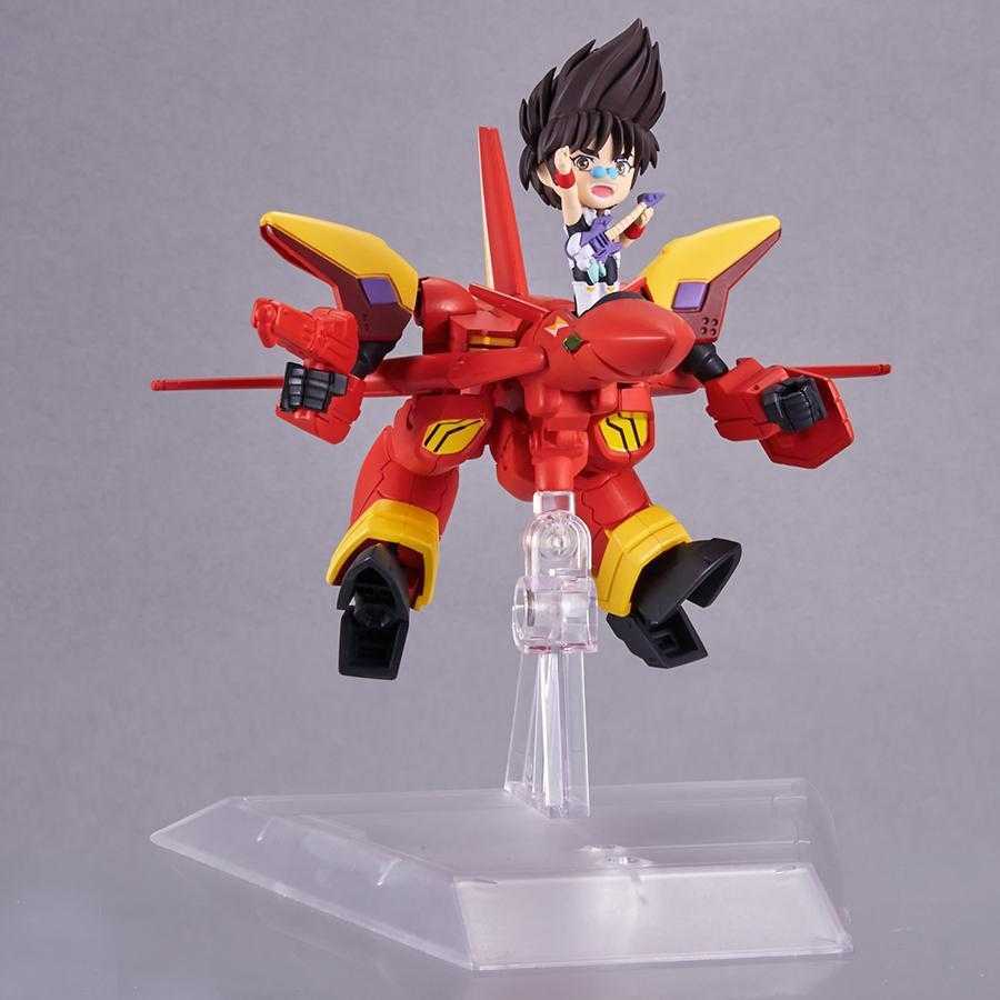 Figurine Macross 7 VF-19 Custom Fire Valkyrie with Basara Nekki Bandai