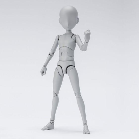 Figurine PVC articulée Body Kun Ken Sugimori Edition DX SET Gray Color Ver. S.H.Figuarts Bandai Tamashii Nations