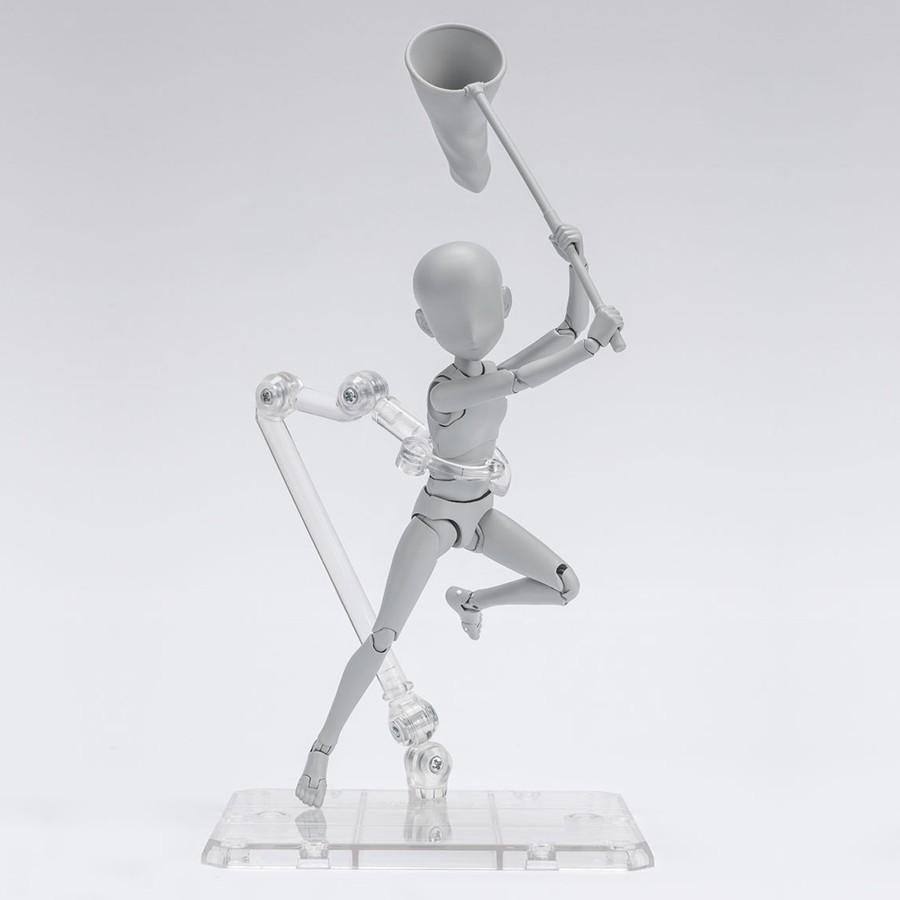 PVC Action Figure Body Kun Ken Sugimori Edition DX SET Gray Color Ver. S.H. Figuarts Bandai Tamashii Nations