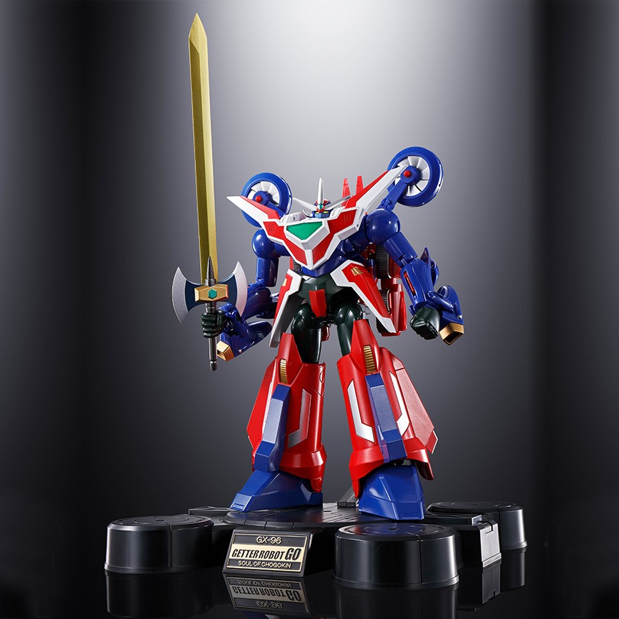 Figurine manga Getter Robo Go GX-96X G ARMRISER Soul of Chogokin Bandai Tamashii Nations