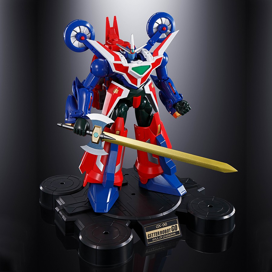 Figurine manga Getter Robo Go GX-96X G ARMRISER Soul of Chogokin Bandai Tamashii Nations