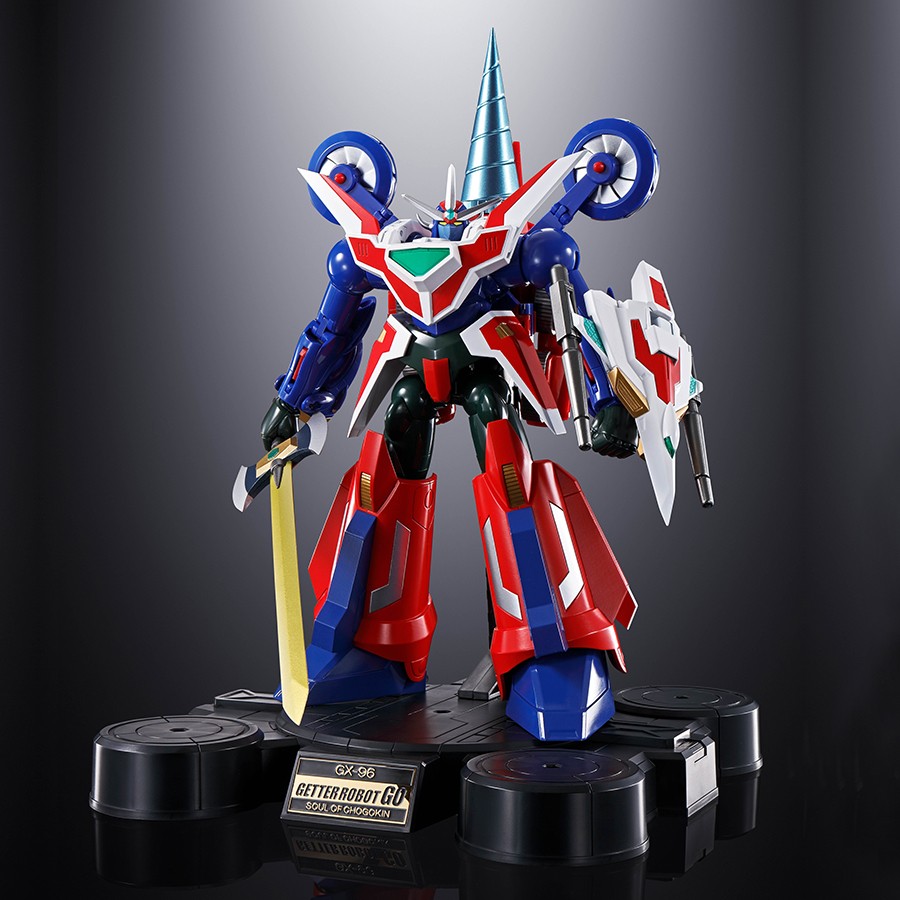 Figurine manga Getter Robo Go GX-96X G ARMRISER Soul of Chogokin Bandai Tamashii Nations